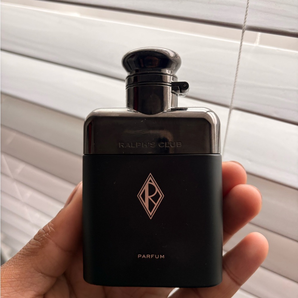 Polo by Ralph Lauren Black and Silver Parfum Bottle